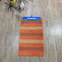 Коврик для ванной комнаты оранжевый 60х100 Saidtex 8352 (Orange 2590)