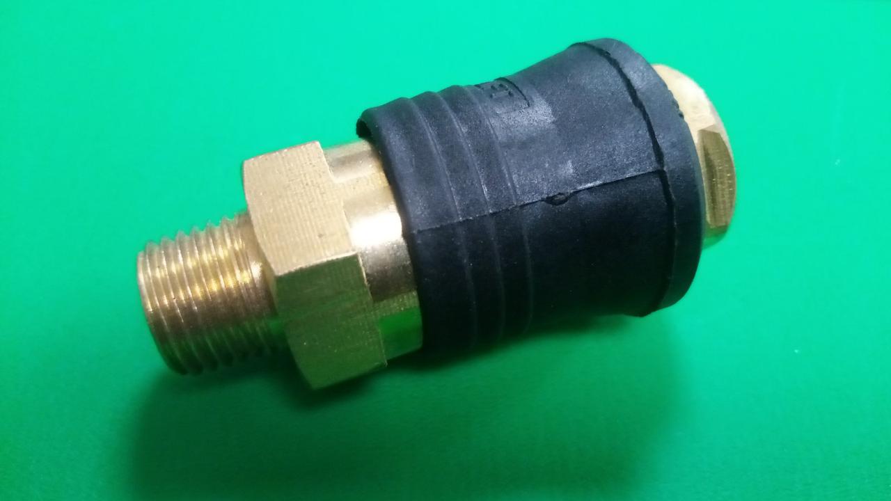 Швидкороз'ємне з'єднання 1/4" зовнішня різьба (PROFI) AIRKRAFT. Made in Italy. SE6-2SM (швидкознімання)