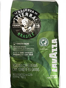 Кава в зернах Lavazza Tierra Brasile 1 кг Італія Лавацца Тіерра Бразилія