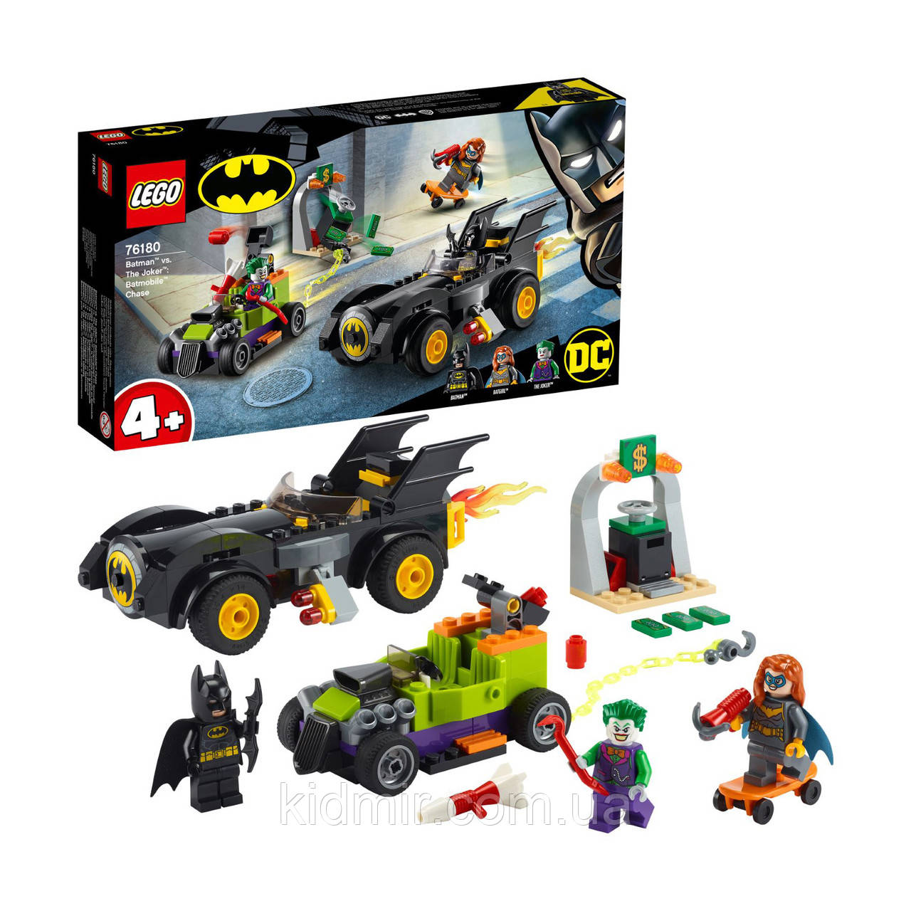 LEGO DC Super Heroes 76180 Бетмен проти Джокера гонитва на Бетмобілі, фото 1