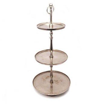 Фруктівниця алюмінієва з 3-х ярусів GROS