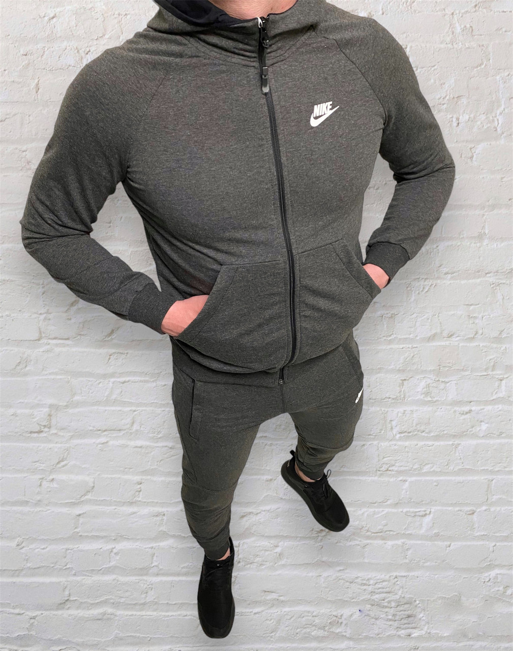 Спортивний чоловічий костюм Nike Wanderer Grey