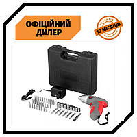 Викрутка акумуляторна 3.6 V, NiCd, кейс+насадки INTERTOOL DT-0301 TSH