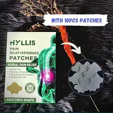 Пластир для зняття болю в спині pain Relief neck Patches Лікувальний пластир для хребта, фото 2