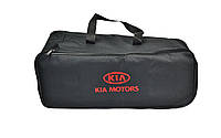 Сумка-органайзер в багажник с логотипом KIA на 1 отделение черного цвета 03-118-1Д