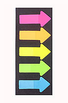 Стікер-закладка пластикові Стрілки 5 кольорів 12*51 мм
