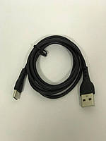 Кабель Usb Micro Hoco DU24 1м (long pin) Black