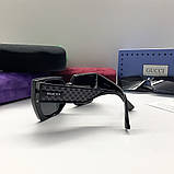 Жіночі сонцезахисні окуляри GG (29160) black, фото 5