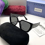 Жіночі сонцезахисні окуляри GG (29160) black, фото 3