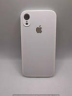 Чохол Silicone Case Square Full Camera Protective (AA) для Apple iPhone XR (6.1") (Білий / White) 40233
