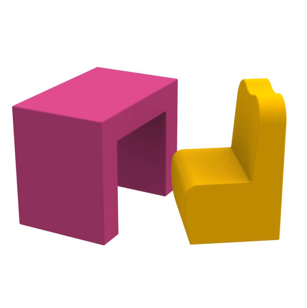 М'який пуфік Топаз, шкірозамінник Флай (Kidigo ТМ)