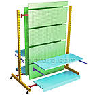 Полиця металева 1200х400мм, чорна, фото 5