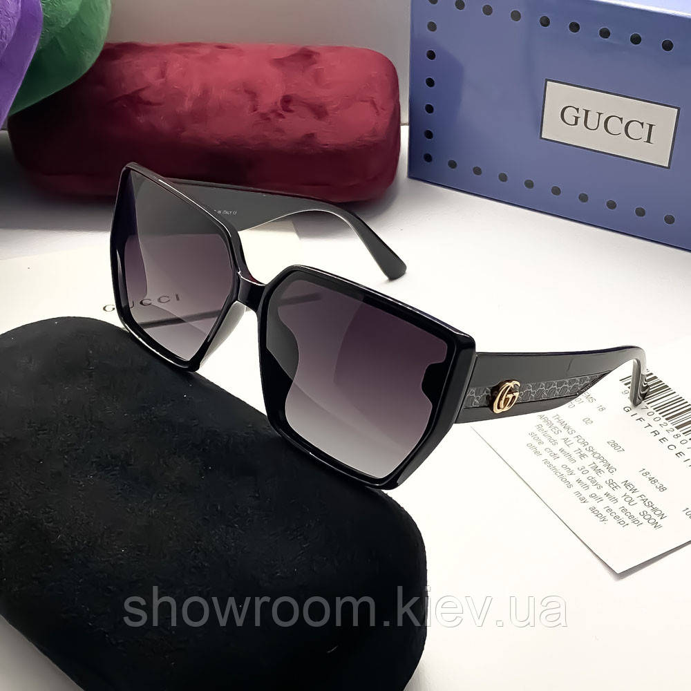 Жіночі сонцезахисні окуляри з поляризацією GG (4589) black