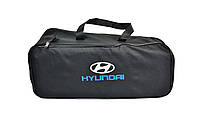 Сумка-органайзер в багажник с логотипом Hyundai на 1 отделение черного цвета 03-117-1Д