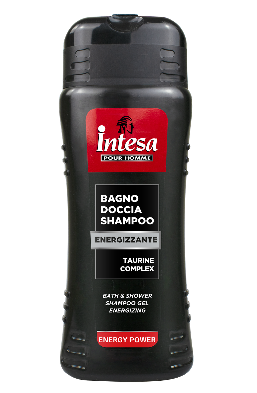 Шампунь-гель для душу чоловічий INTESA POUR HOMME BATH & SHOWER SHAMPOO ENERGY POWER, фото 1
