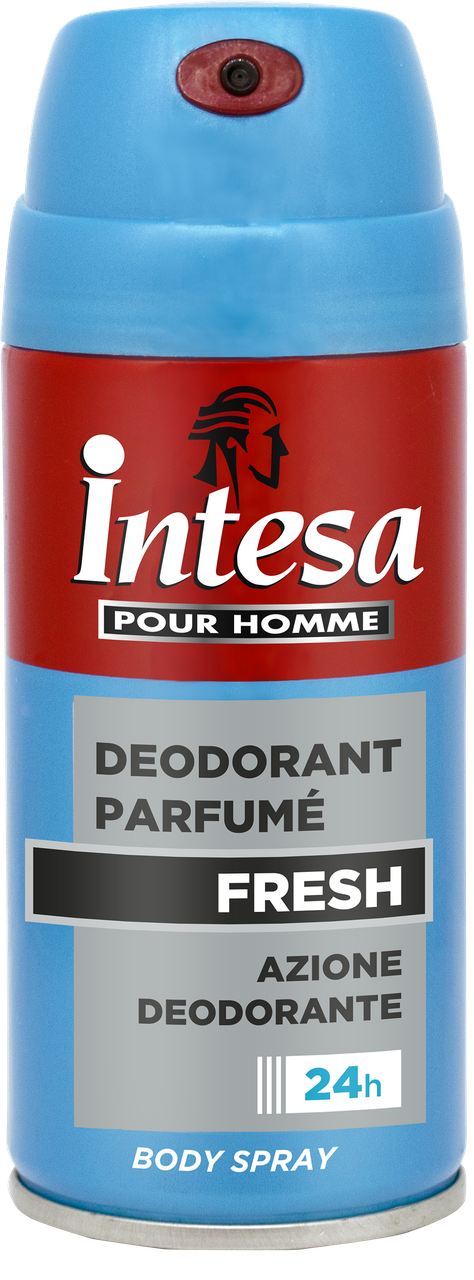 Дезодорант-спрей для тіла від запаху поту INTESA POUR HOMME DEODORANT SPRAY FRESH 150 мл