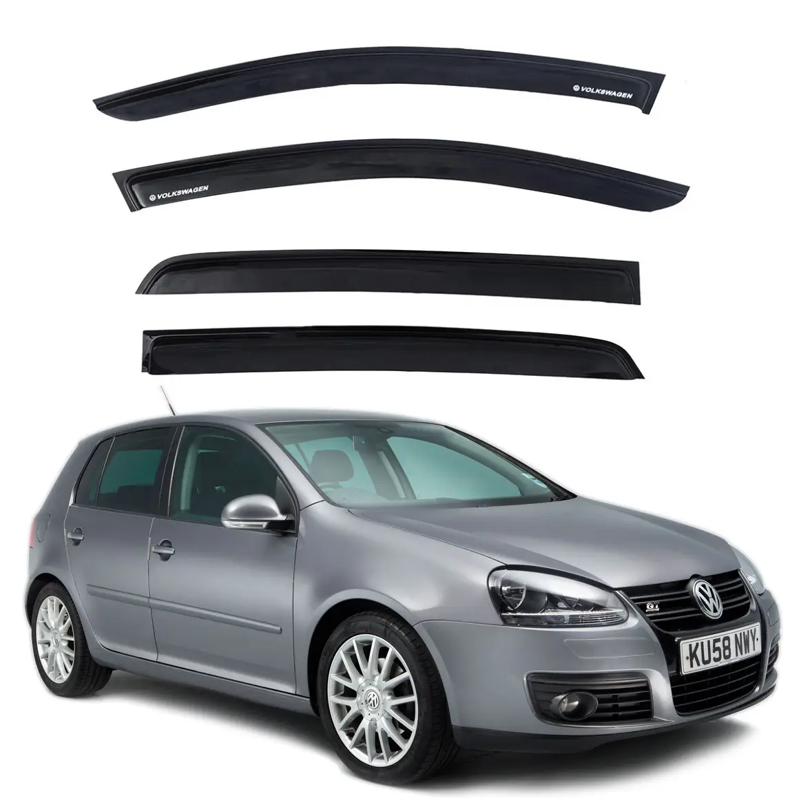 Дефлектори вікон вітровики Volkswagen Golf V / VI хетчбек 5d 2003-2008 AV-Tuning Харків