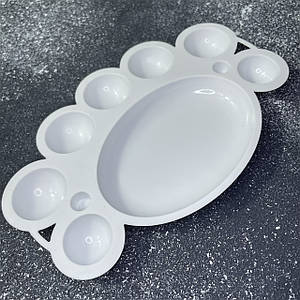 Палітри для змішування фарб кляксу