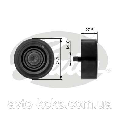 Gates T36206 Напрямний ролик KIA Carens Cerato Magentis Sportage Hyundai Accent Elantra Getz Grandeur