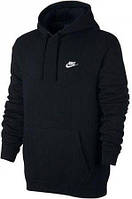 Худи Nike M NSW CLUB HOODIE PO FT черное CZ7857-010