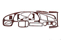 Для Chevrolet Lanos Накладки на панель Карбон | Тюнінг наклейки в салон, Декор