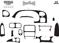 Для Chevrolet Trailblazer 2002-2012 гг Накладки на торпеду Титан | Тюнинг наклейки в салон, Декор