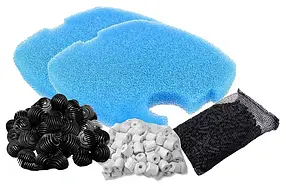 Комплект наповнювачів для SunSun HW303/403.  Наповнювачі спеціально для каністрових фільтрів