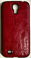 Силиконовый чехол Pierre Cardin для Samsung i9500 / S4 ECO-кожа Red