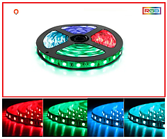 Світлодіодна стрічка 12 V 14.4 W/m 60led/m OEM ST-12-5050-60-RGB-20 негерметична