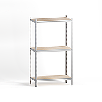 Стелаж для складу, архіву, магазину. SECTOR 2000*1528*503 оцинкований з полицями 3 шт ДСП шліфованими