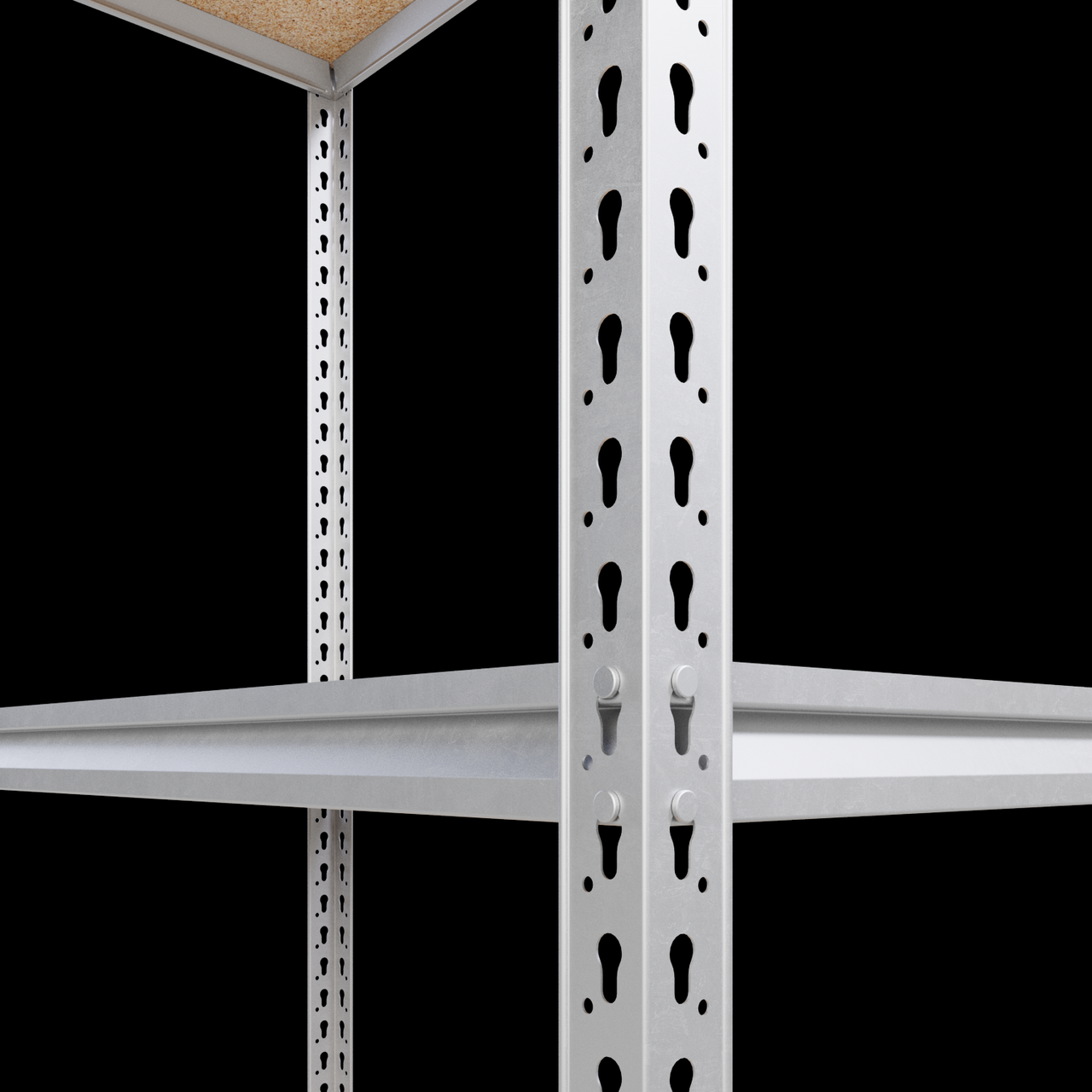 Стелаж для складу, архіву, магазину SECTOR 2000*1148*303 оцинкований із полицями 3 шт ДСП шліфованими, фото 1