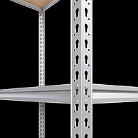 Стелаж для складу, архіву, магазину SECTOR 2000*1148*303 оцинкований із полицями 3 шт ДСП шліфованими