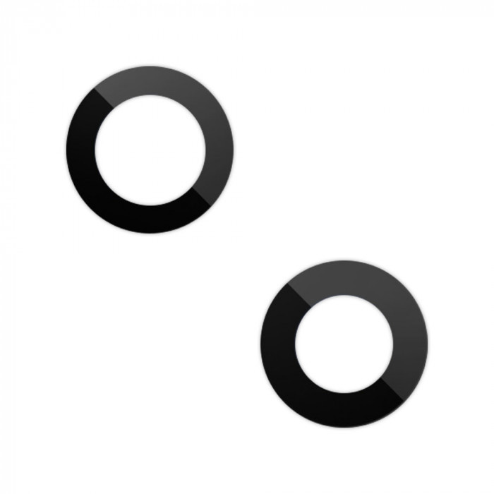 Скло камери для iPhone 13, iPhone 13 Mini, чорне, (комплект 2 шт.), фото 1