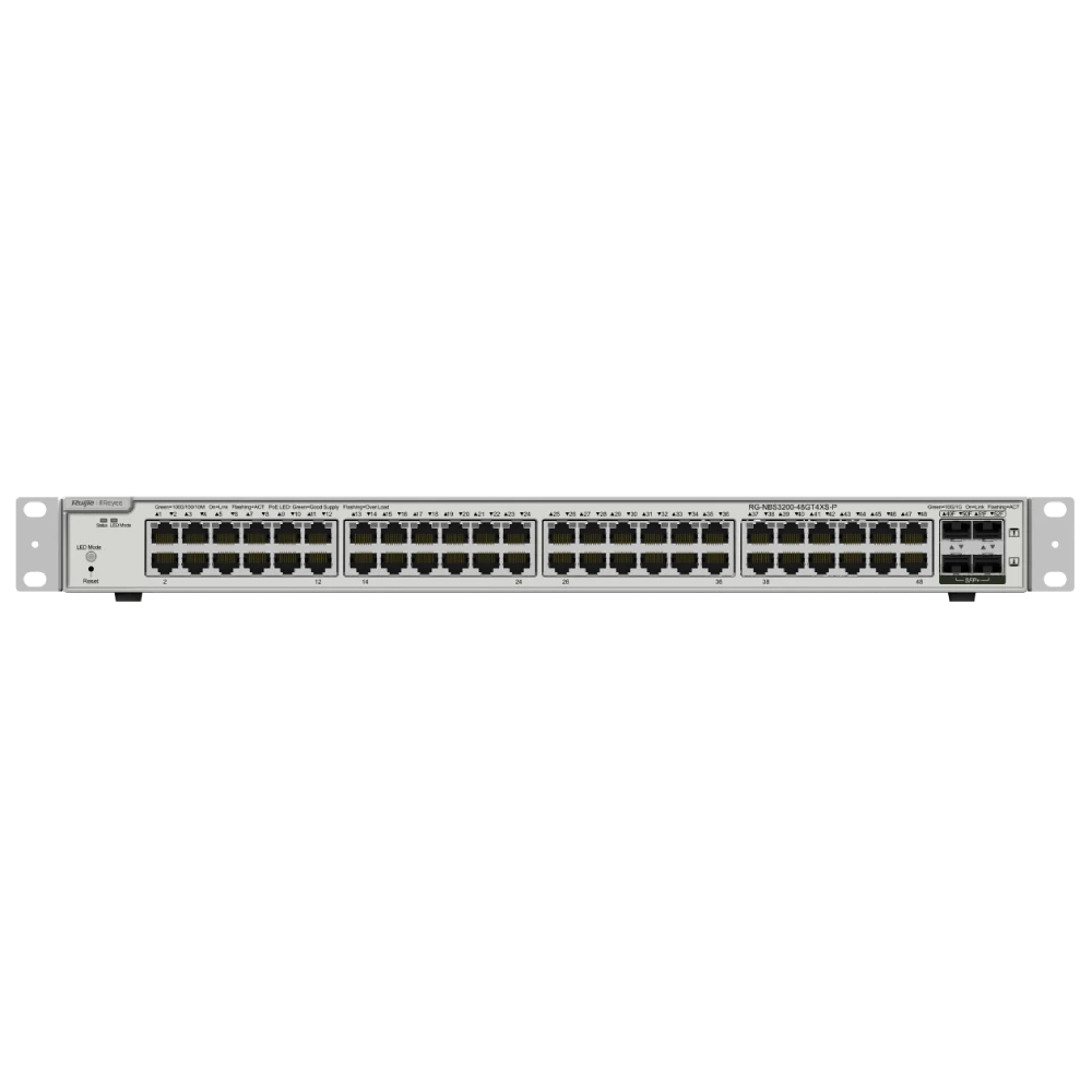Ruijie Reyee RG-NBS3200-48GT4XS-P 48-портовий гігабітний L2 керований POE комутатор