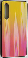 Силиконовый чехол "Стеклянный Shine Gradient" Huawei P30 (Sunset Red) №5