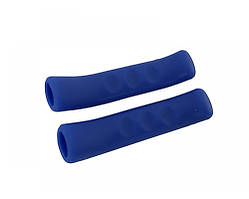 Силіконові накладки на гальмівні ручки, пара, сині ORG