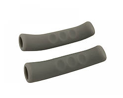 Силіконові накладки на гальмівні ручки, пара, сірі ORG