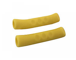 Силіконові накладки на гальмівні ручки, пара, Жовті ORG