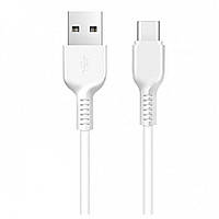 Кабель HOCO X20 USB to Type-C 3A 1m PVC TPE connectors White