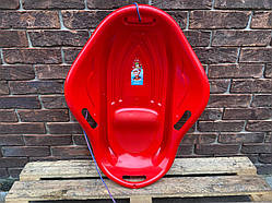 Санки-льодянка/пластикові санки/Малюшка комфорт "Marmat", Червона ORG