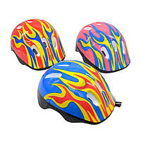 Шолом велосипедний дитячий "Плам'я" Червоний ORG
