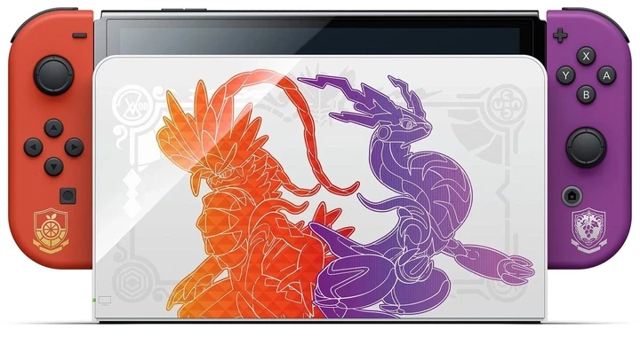 Nintendo Switch (OLED Model) Pokémon Scarlet & Violet Edition - фото 8 - id-p1831225107