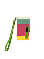 Чехол-книжка "KLD-КОЛЬОРОВІ" IPHONE 4G PINK-BLUE-YELOW