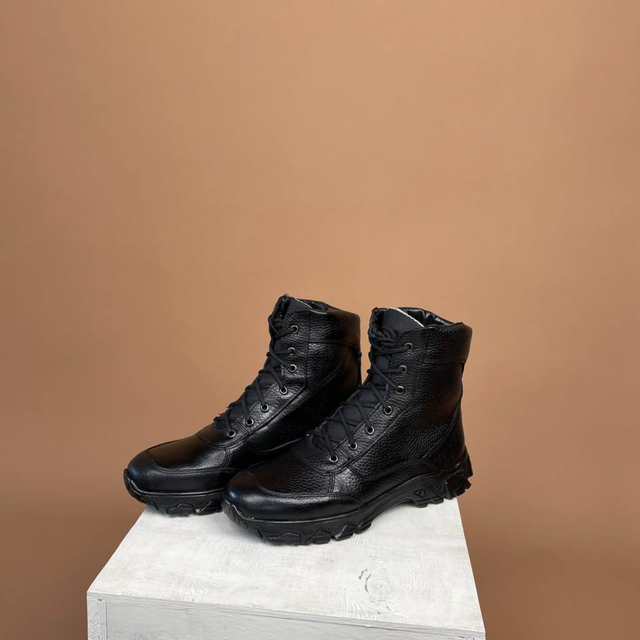 Армейские Берцы Черные с Супинатором и Клапаном, Военные Берцы с ...