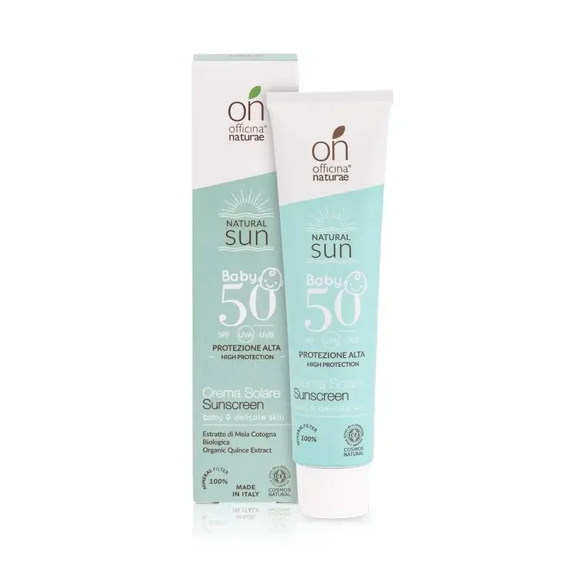 Органічний дитячий сонцезахисний крем-флюїд SPF 50 Officina Naturae, 75 мл, фото 1