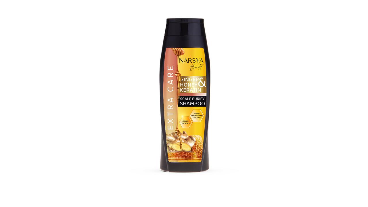 Шампунь для волосся з імбірем та медом Ginger&Honey&Keratin  від Arsy Cosmetics 450 мл