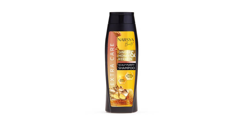 Шампунь для волосся з імбірем та медом Ginger&Honey&Keratin від Arsy Cosmetics 450 мл, фото 1