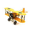Модель літака біплану жовтий 819A, фото 4