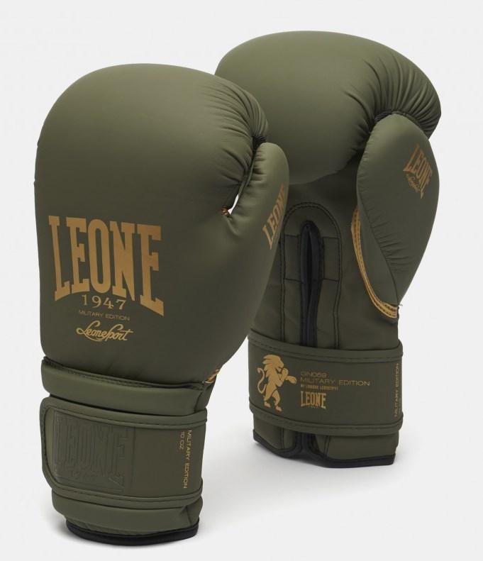 Боксерські рукавички Leone Mono Military 10 ун.
