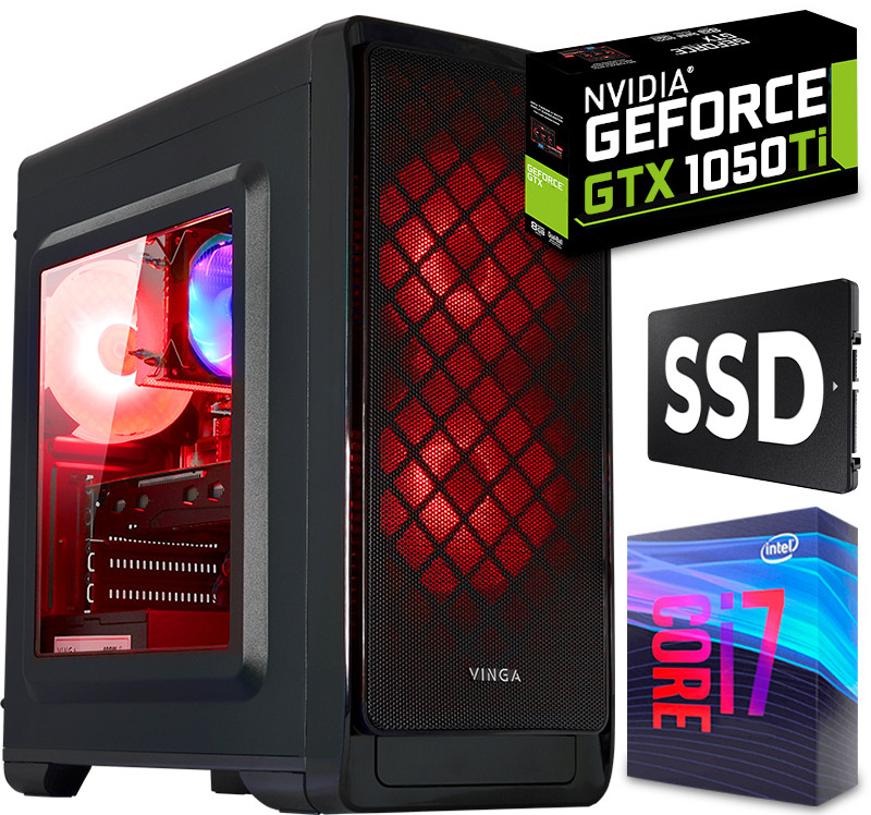 Ігровий Монстр ПК ZEVS PC 9600U i7 2600 + GTX 1050TI 4GB
